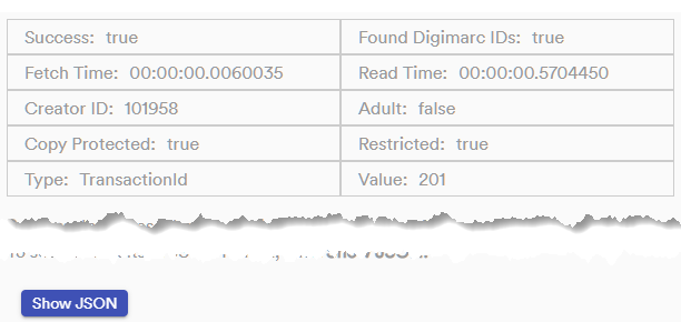 Validate results when a watermark is read